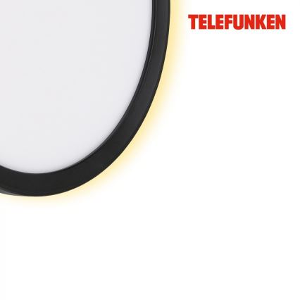 Telefunken 313405TF - vonkajšie nástenné LED svietidlo LED/15W/230V IP44 čierne