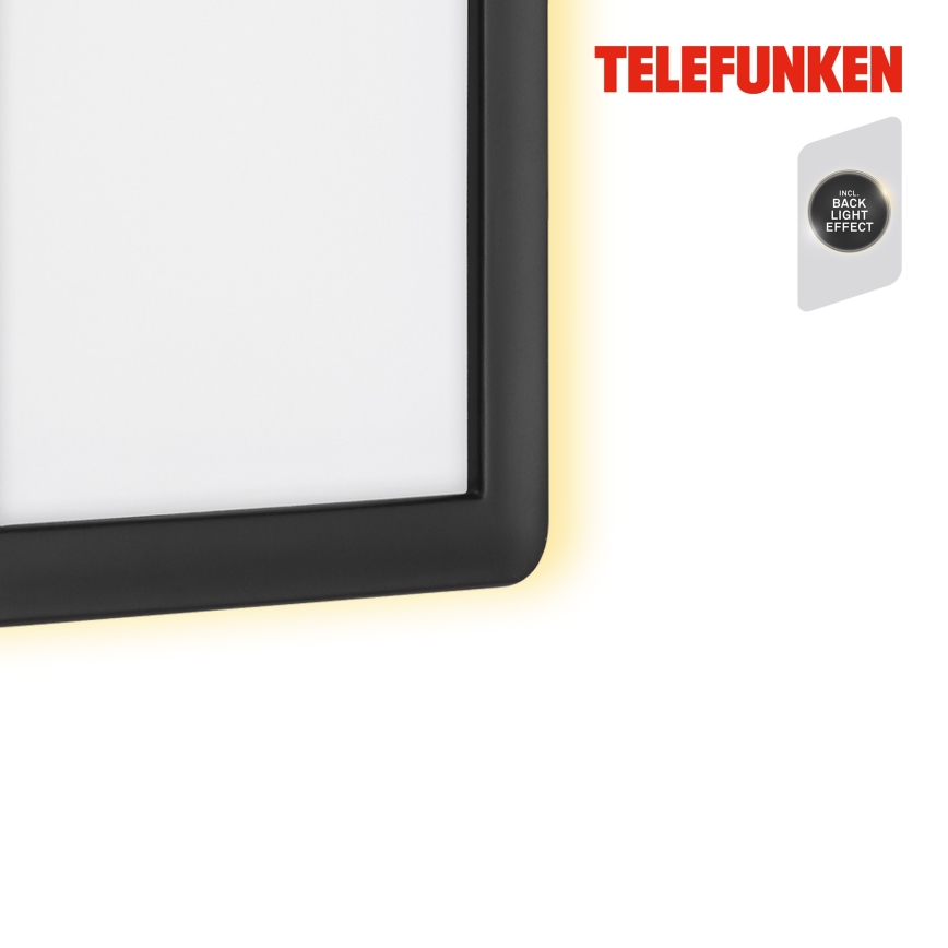 Telefunken 313605TF - LED Vonkajšie nástenné svietidlo LED/16W/230V IP44 čierna