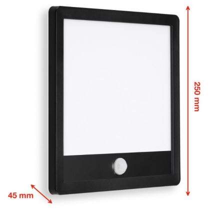 Telefunken 313805TF - LED Vonkajšie nástenné svietidlo so senzorom LED/15W/230V IP44