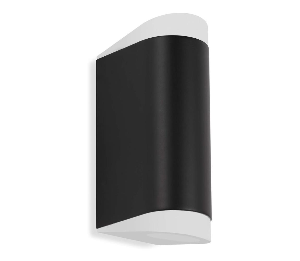 Telefunken Telefunken 314905TF - LED Vonkajšie nástenné svietidlo 2xGU10/5W/230V IP44 čierna