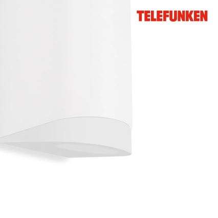 Telefunken 314906TF - LED Vonkajšie nástenné svietidlo 2xGU10/5W/230V IP44 biela