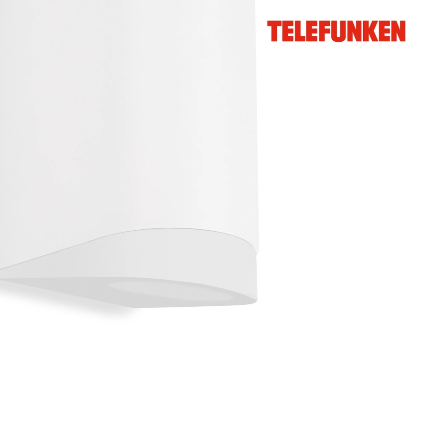Telefunken 314906TF - LED Vonkajšie nástenné svietidlo 2xGU10/5W/230V IP44 biela