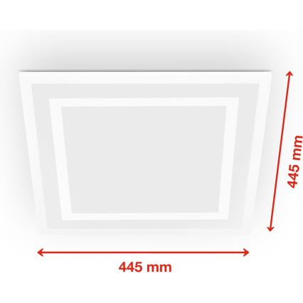 Telefunken 318806TF - LED RGBW Stmievateľné stropné svietidlo LED/24W/230V 3000-6500K + diaľkové ovládanie