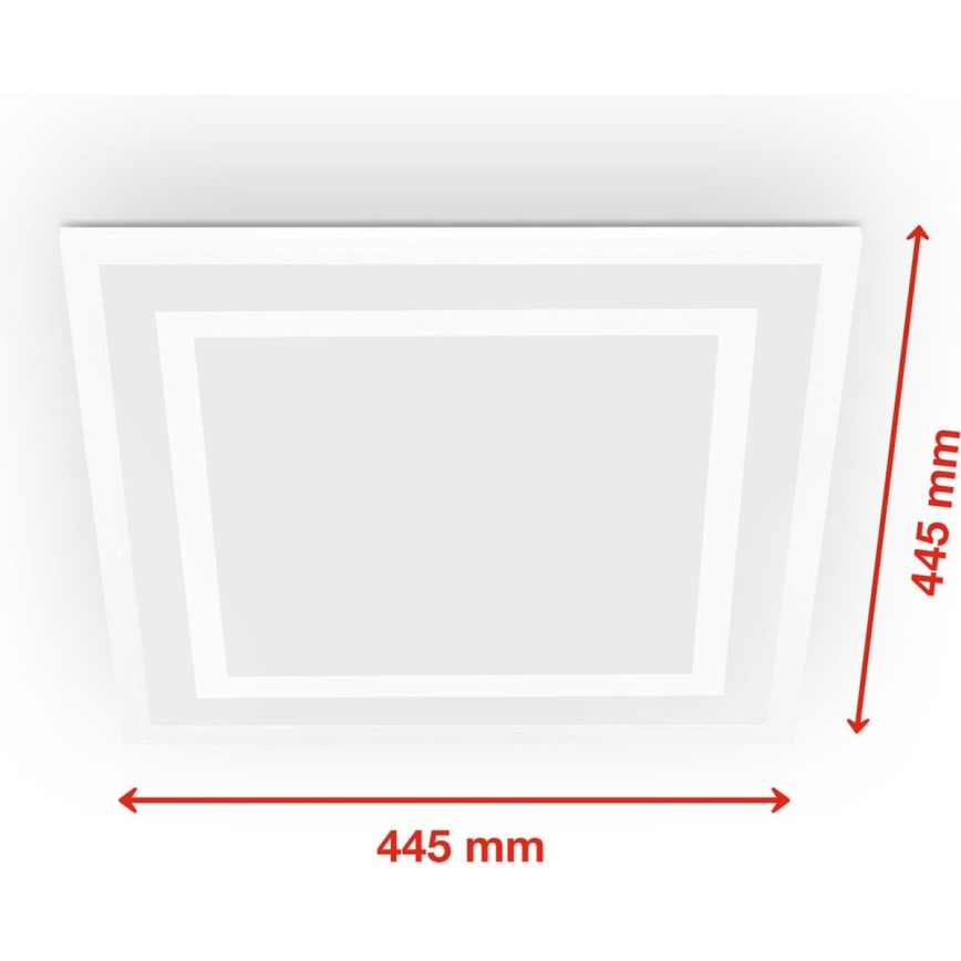 Telefunken 318806TF - LED RGBW Stmievateľné stropné svietidlo LED/24W/230V 3000-6500K + diaľkové ovládanie