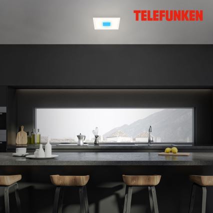 Telefunken 319006TF - LED RGBW Stmievateľné svietidlo LED/16W/230V 2700-6500K + diaľkové ovládanie