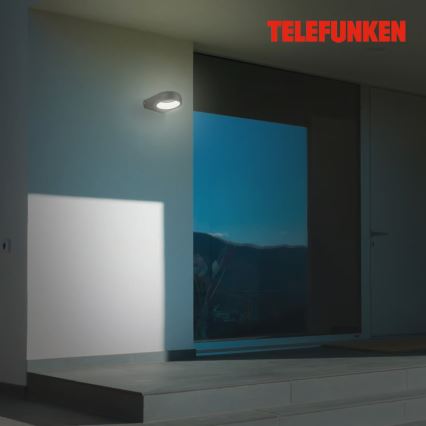 Telefunken 320205TF - LED vonkajšie nástenné svietidlo LED/7,5W/230V IP44 čierne