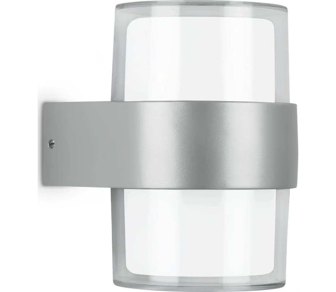 Telefunken 320404TF - LED vonkajšie nástenné svietidlo 2xLED/8W/230V IP44 matný chróm 320404TF