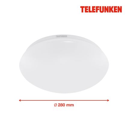 Telefunken 601206TF - LED Kúpeľňové stropné svietidlo so senzorom LED/15W/230V IP44 pr. 28 cm