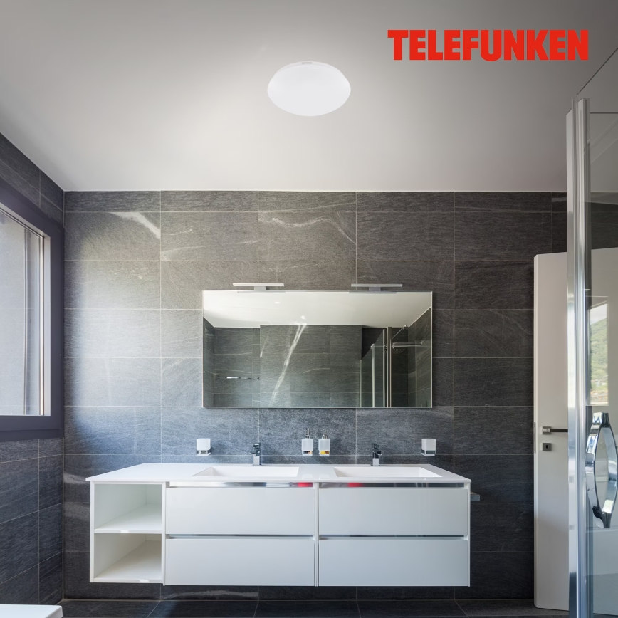 Telefunken 602006TF - LED Kúpeľňové stropné svietidlo so senzorom LED/15W/230V IP44 4000K