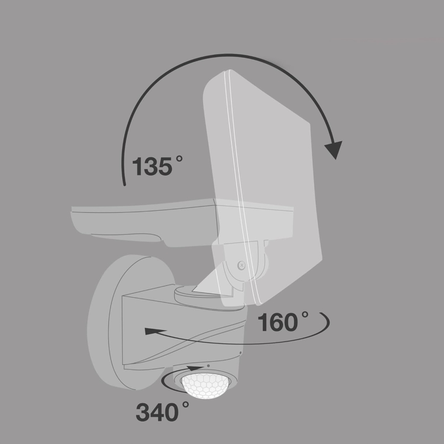 Telefunken - LED reflektor s pohybovým senzorom LED/16W/230V