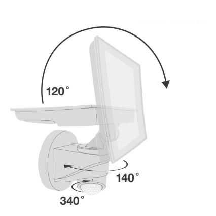 Telefunken - LED reflektor so senzorom LED/20W/230V