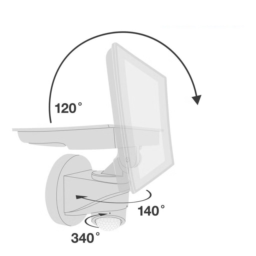 Telefunken - LED reflektor so senzorom LED/20W/230V