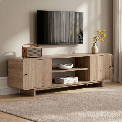 Televízny stolík KABIN 180x34 cm dub