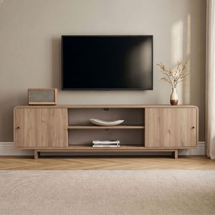 Televízny stolík KABIN 180x34 cm dub