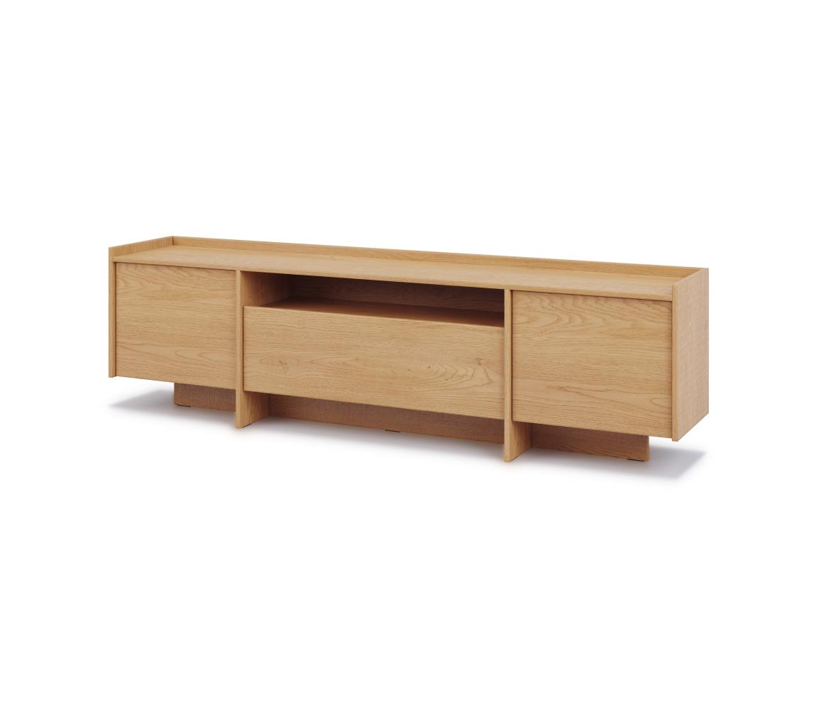 Gala Meble Televízny stolík KEMI 197x57 cm dub Cremona S32-RTV-CRE