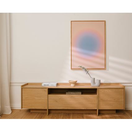 Televízny stolík KEMI 197x57 cm dub Cremona