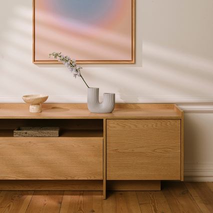 Televízny stolík KEMI 197x57 cm dub Cremona