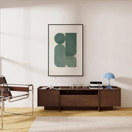 Televízny stolík KEMI 197x57 cm dub