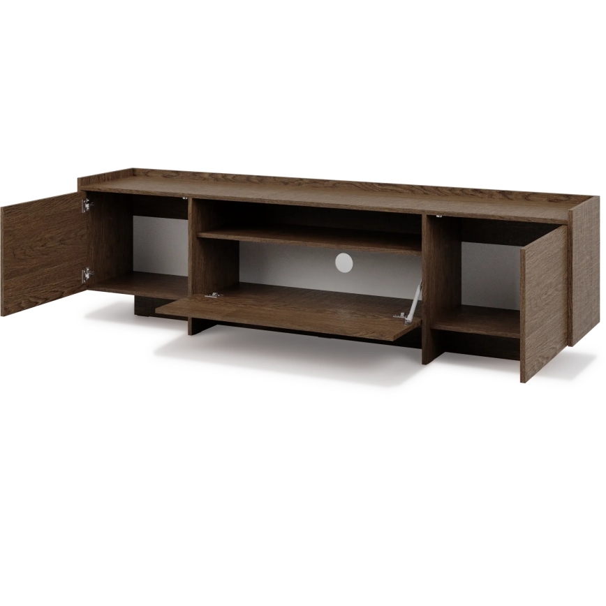Televízny stolík KEMI 197x57 cm dub