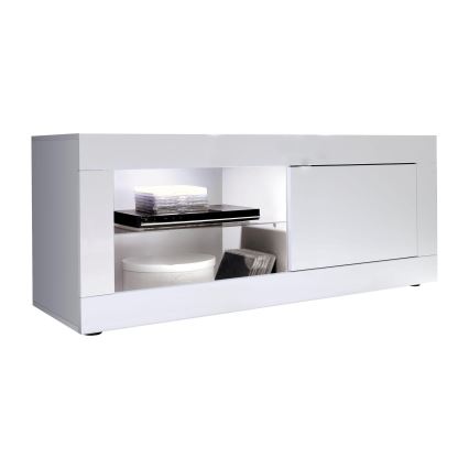 Televízny stolík NERILA biely