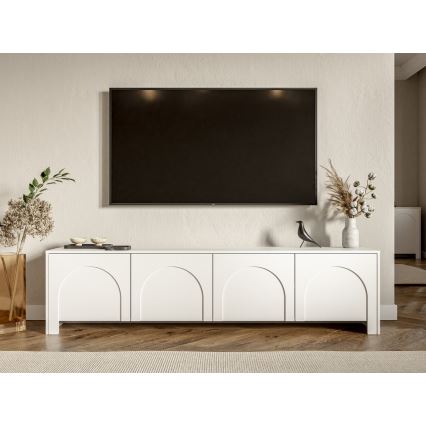 Televízny stolík NIO biely
