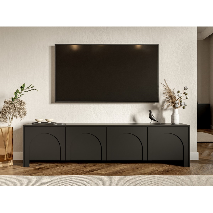 Televízny stolík NIO, čierny