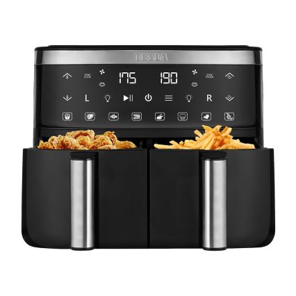 TESLA Electronics AirCook - Multifunkčná duálna digitálny teplovzdušná fritéza 7,6 l 2850W/230V