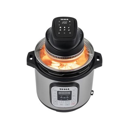 TESLA Electronics AirCook - Multifunkčná pokrievka na teplovzdušný ohrev 1200W/230V