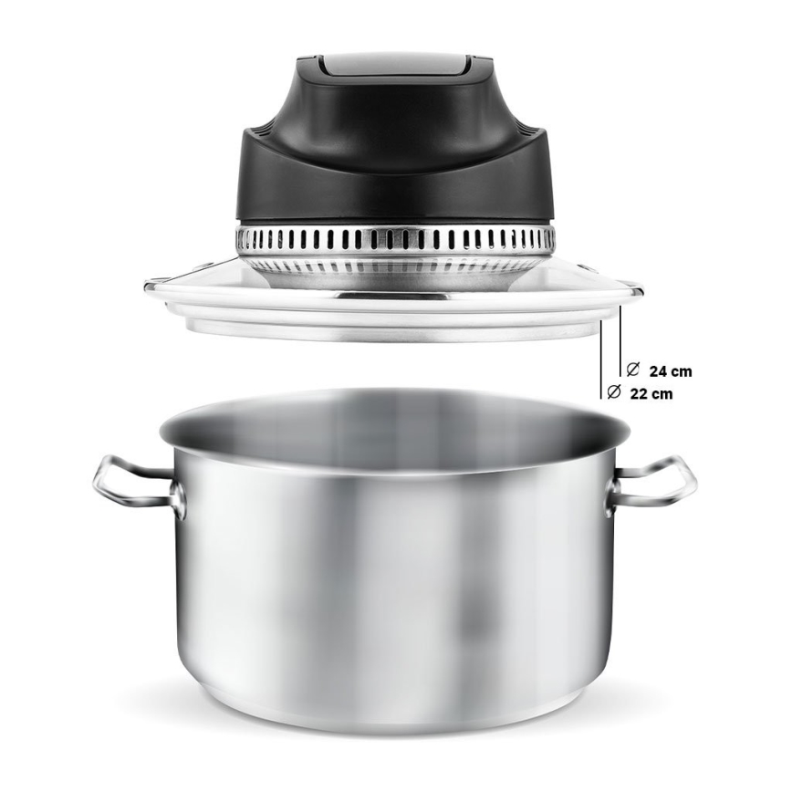 TESLA Electronics AirCook - Multifunkčná pokrievka na teplovzdušný ohrev 1200W/230V