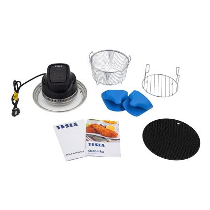 TESLA Electronics AirCook - Multifunkčná pokrievka na teplovzdušný ohrev 1200W/230V