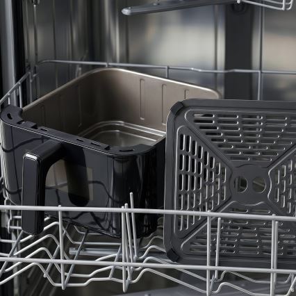 TESLA Electronics AirCook - Trojzónová teplovzdušná fritéza 14,5 l 2800W/230V čierna