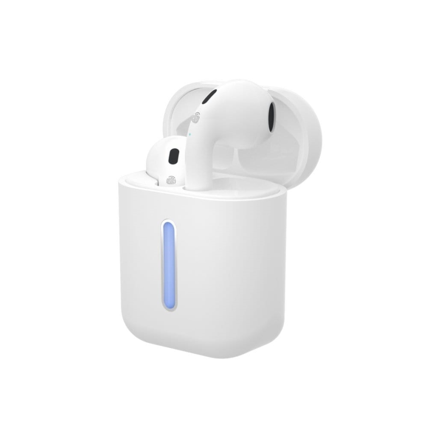 TESLA Electronics - Bezdrôtové slúchadlá biela