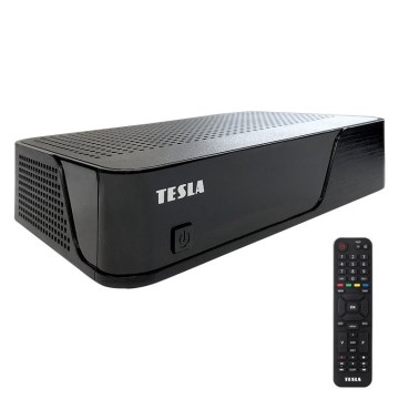 TESLA Electronics - DVB-T2 H.265 (HEVC) prijímač s HbbTV, 12V napájanie a diaľkové ovládanie