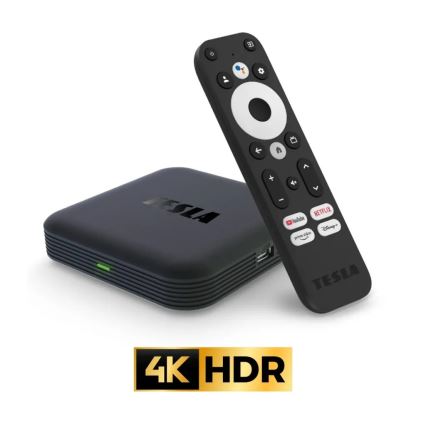 TESLA Electronics MediaBox - UHD multimediálny prehrávač Wi-Fi + diaľkové ovládanie