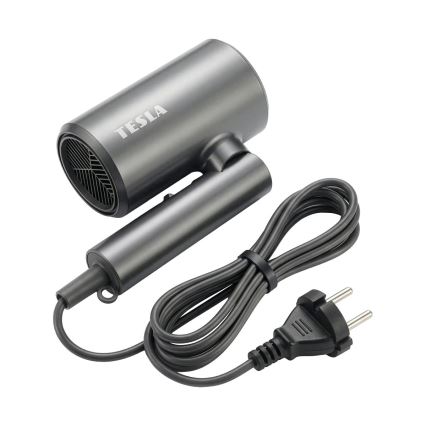 TESLA Electronics MyCare - Skladací sušič vlasov 1800W/230V šedý