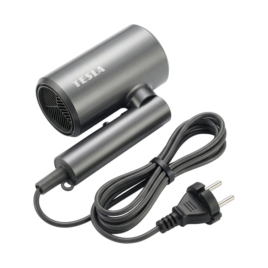 TESLA Electronics MyCare - Skladací sušič vlasov 1800W/230V šedý