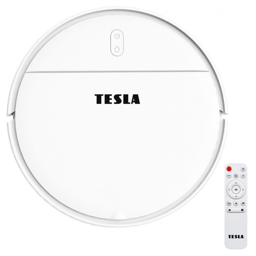 TESLA Electronics RoboStar - Inteligentný robotický vysávač 2v1 2500 mAh Wi-Fi Tuya biela + diaľkové ovládanie