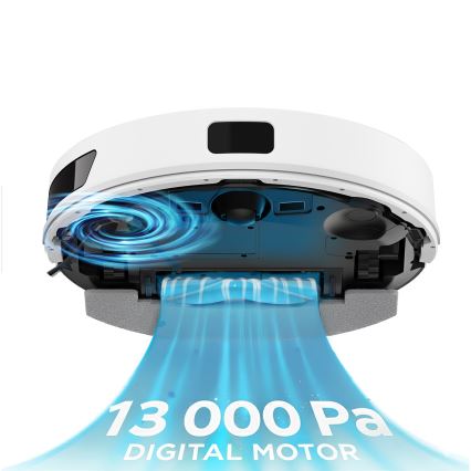 TESLA Electronics RoboStar - Inteligentný robotický vysávač 3v1 3200 mAh Wi-Fi biely