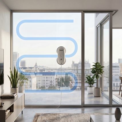 TESLA Electronics RoboStar - Čistič okien s rozprašovačom vody 72 W / 230 V / 500 mAh + diaľkové ovládanie