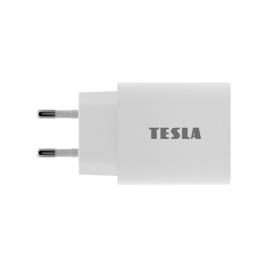 TESLA Electronics - Rychlonabíjací adaptér Power Delivery 20W biela