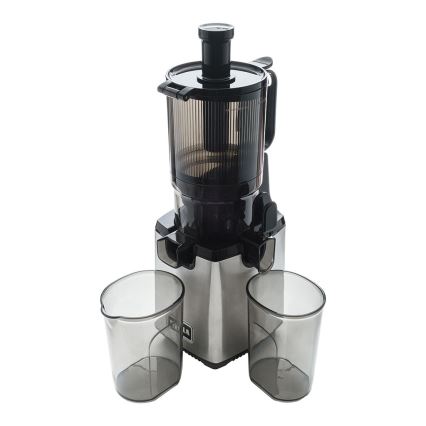TESLA Electronics SlowJuicer Deluxe - Nízkootáčkový šnekový odšťavňovač 250W/230V nerez/čierna