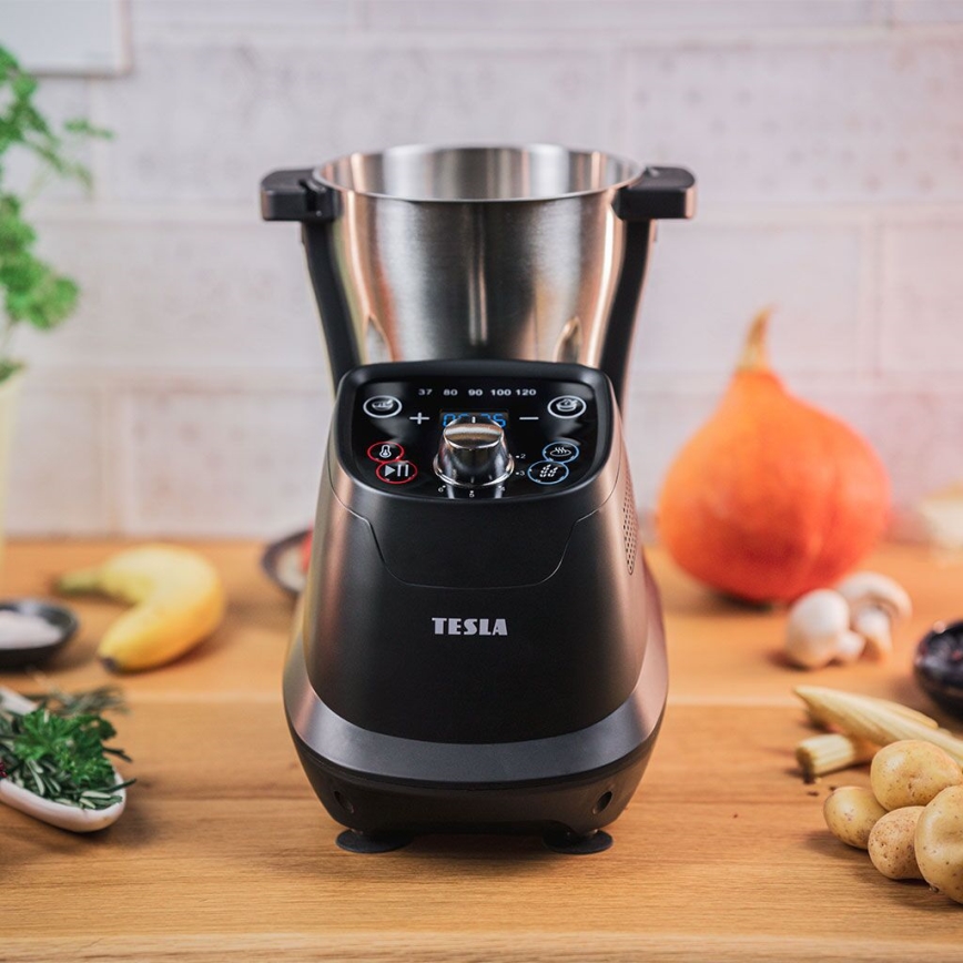 TESLA Electronics ThermoCook - Multifunkčný kuchynský varný robot 1200W/230V nerez