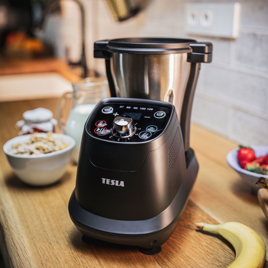 TESLA Electronics ThermoCook - Multifunkčný kuchynský varný robot 1200W/230V nerez