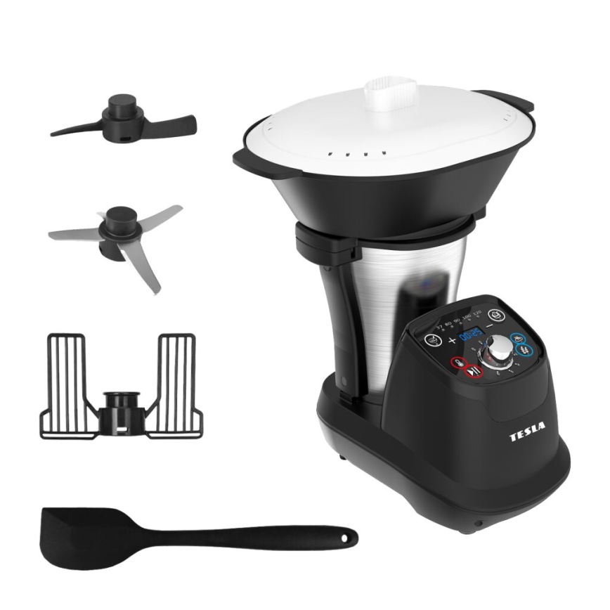 TESLA Electronics ThermoCook - Multifunkčný kuchynský varný robot 1200W/230V nerez