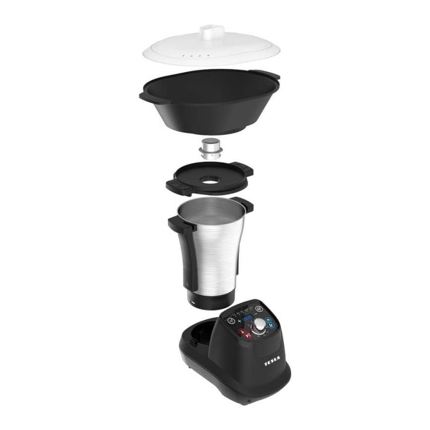 TESLA Electronics ThermoCook - Multifunkčný kuchynský varný robot 1200W/230V nerez