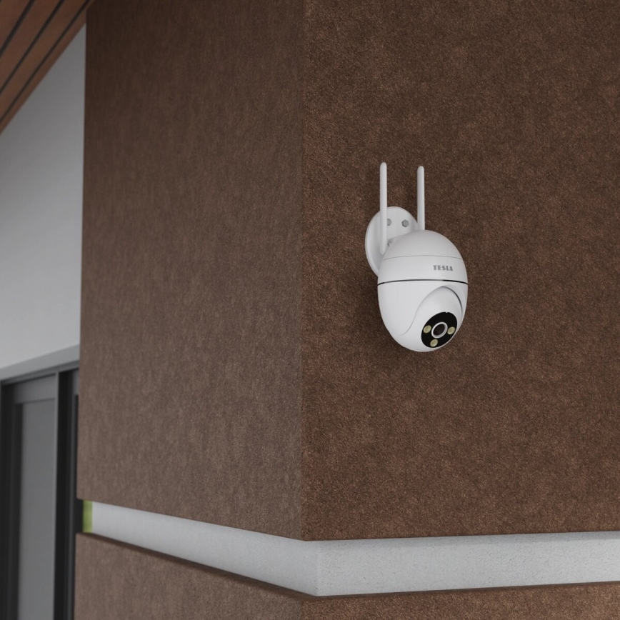 TESLA Smart - Inteligentná vonkajšia kamera so senzorom 2K 1296p 5V Wi-Fi IP65