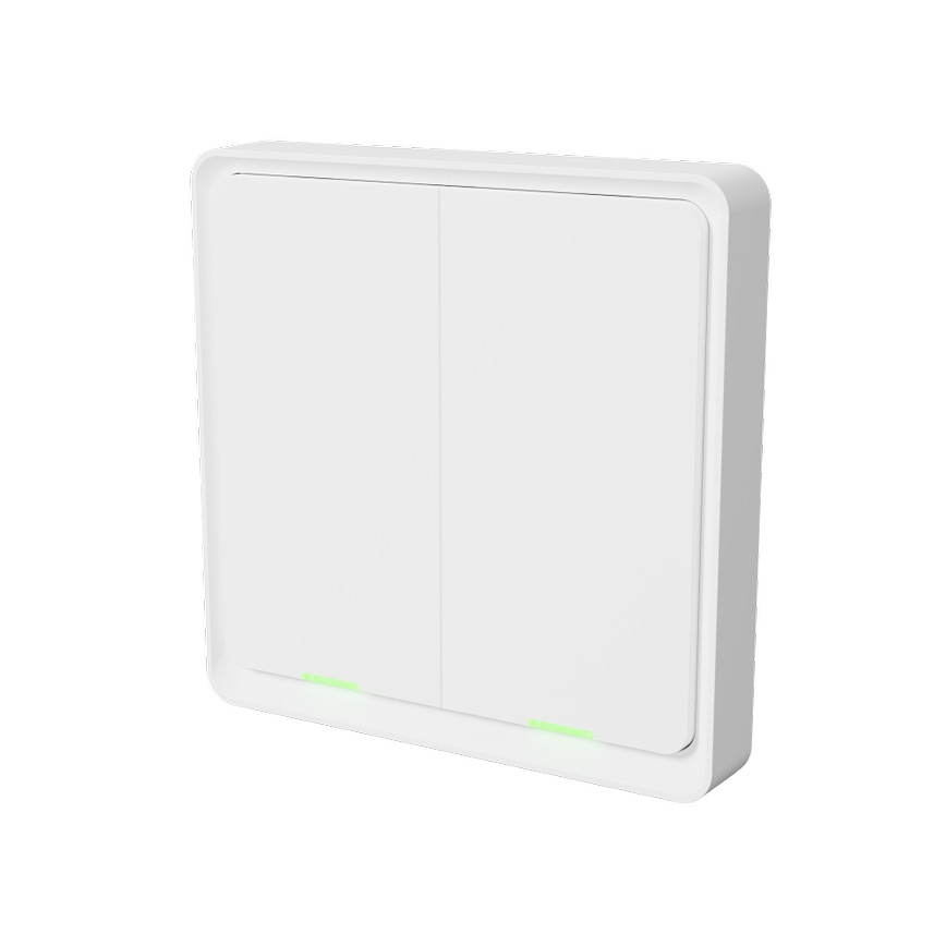 TESLA Smart - Inteligentný bezdrôtový domovný spínač 2P 1xCR2430 ZigBee