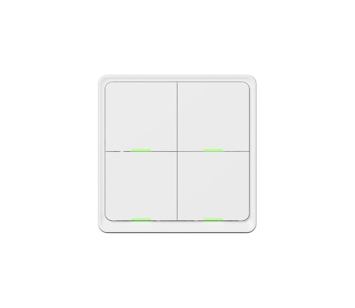 TESLA Smart TESLA Smart - Inteligentný bezdrôtový domovný spínač 4P 1xCR2430 ZigBee