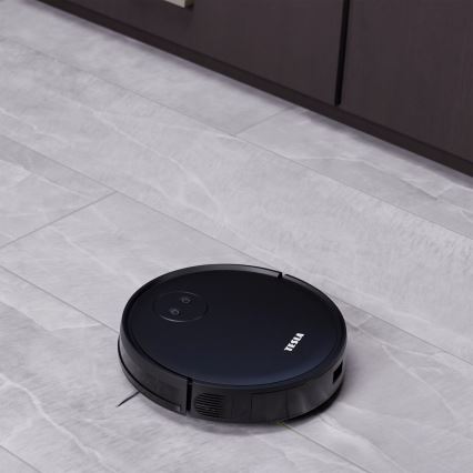 TESLA Smart - Inteligentný robotický vysávač 2v1 2000 mAh Wi-Fi čierna + diaľkové ovládanie