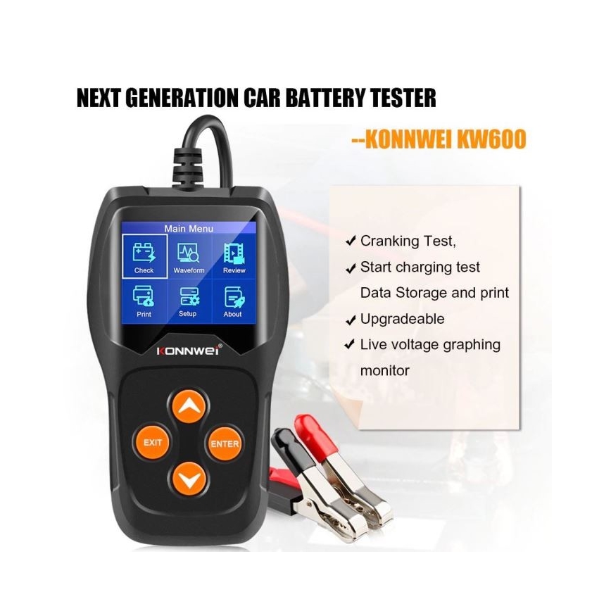 Tester akumulátorov 12V